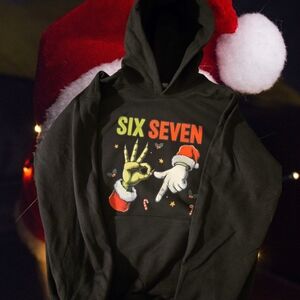 Black Graphic Hoodie